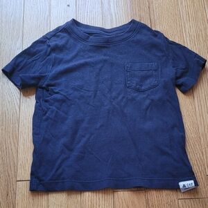 GAP Kids Organic Cotton Dark Navy Short Sleeve Pocket Tee, 3T